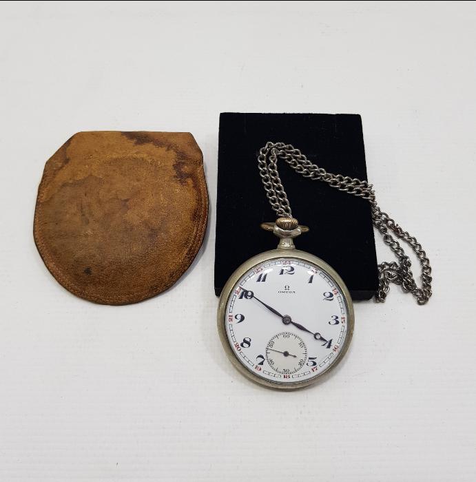 ORJİNAL DERİ KILIFINDA OMEGA CEP SAATİ