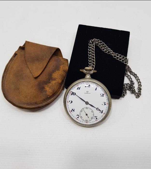 ORJİNAL DERİ KILIFINDA OMEGA CEP SAATİ