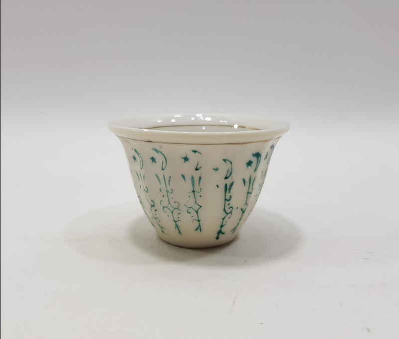 OSMANLI DÖNEMİ AY YILDIZLI PORSELEN FİNCAN