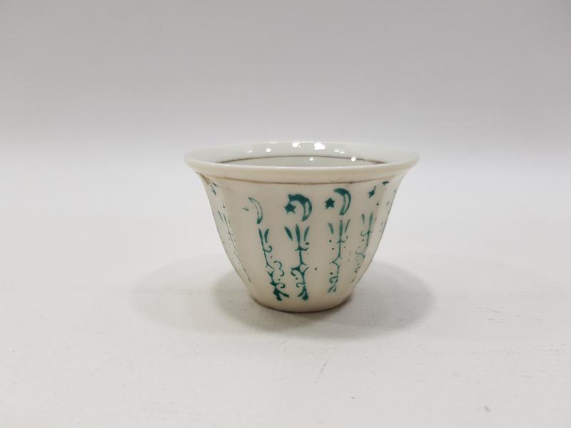 OSMANLI DÖNEMİ AY YILDIZLI PORSELEN FİNCAN