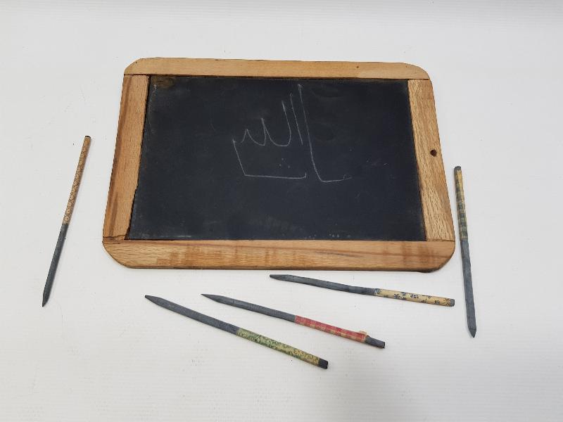 OSMANLI DÖNEMİ ÇOK NADİR KARA TAHTA VE KALEMLERİ