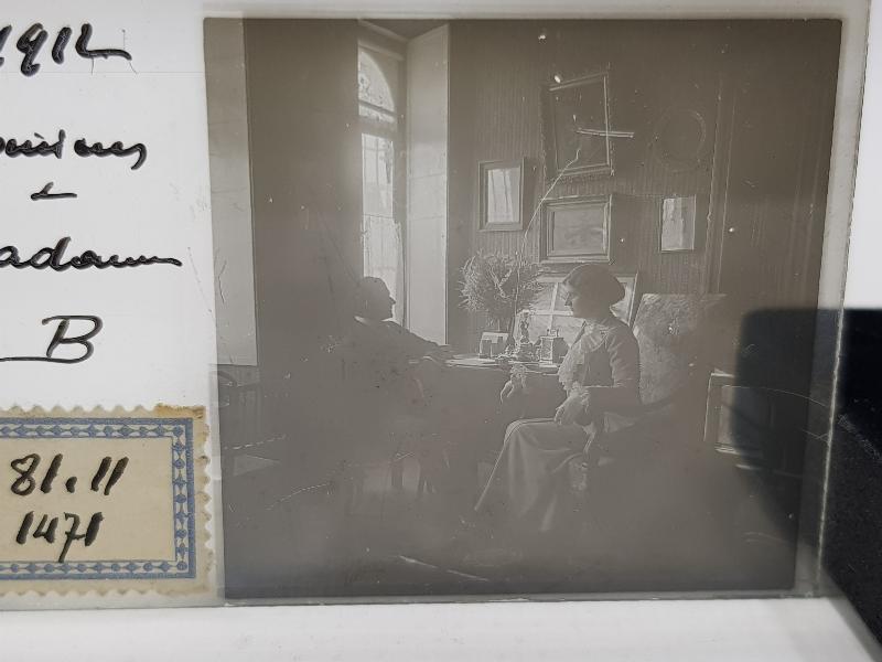 OSMANLI DÖNEMİ STEREOSKOP FOTOĞRAF CAM NEGATİFİ