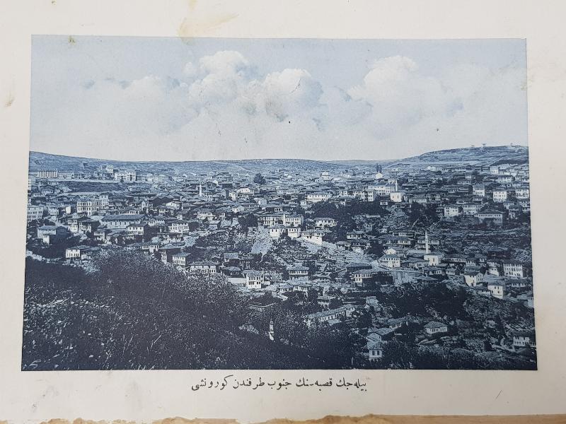 OSMANLICA GRAVÜR: BİLECİK UMUMİ MANZARASI