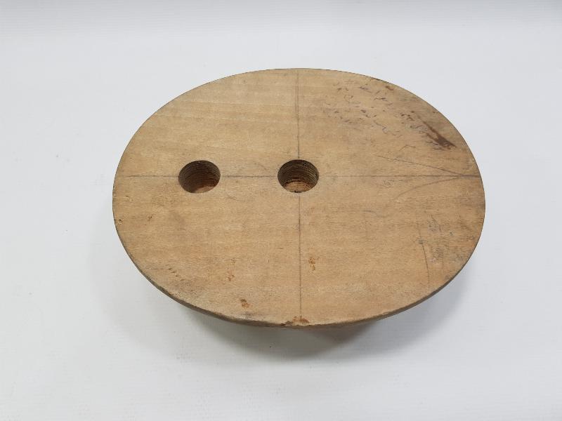 ÜZERİ OSMANLICA YAZILI AHŞAP ŞAPKA KALIBI