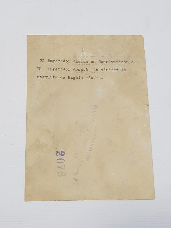 1. DÜNYA SAVAŞI: ALMAN İMPARATORU KAISER WILHELM'İN AYASOFYA CAMİİ ZİYARETİ