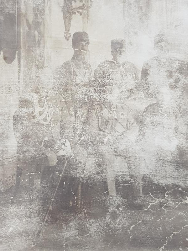 1. DÜNYA SAVAŞI DÖNEMİ MUSTAFA KEMAL ATATÜRK ALMAN SUBAYLARLA ORJİNAL FOTOĞRAF