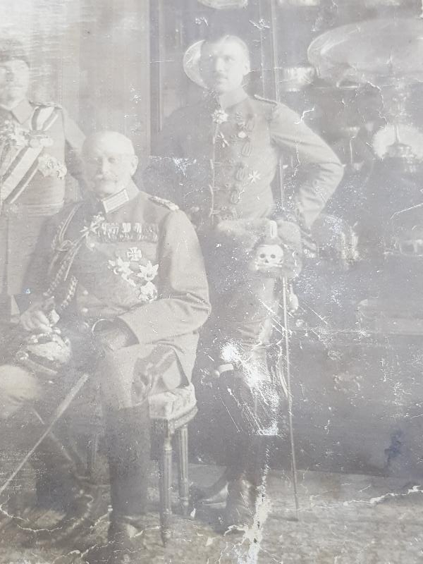 1. DÜNYA SAVAŞI DÖNEMİ MUSTAFA KEMAL ATATÜRK ALMAN SUBAYLARLA ORJİNAL FOTOĞRAF