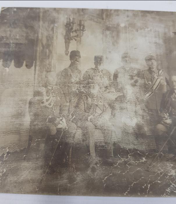 1. DÜNYA SAVAŞI DÖNEMİ MUSTAFA KEMAL ATATÜRK ALMAN SUBAYLARLA ORJİNAL FOTOĞRAF