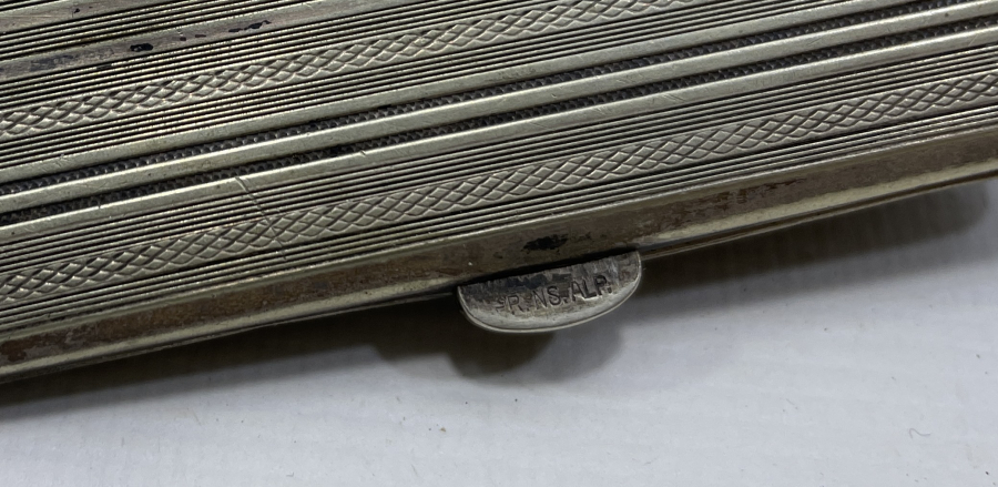 1900 BAŞLARI MİNE İŞÇİLİKLİ SİGARA TABAKASI