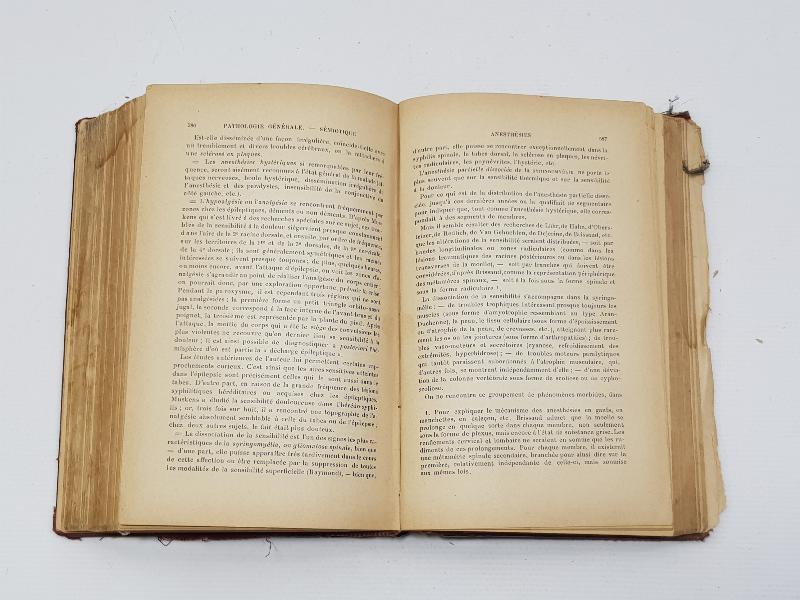 1904 BASKI FRANSIZCA TIP KİTABI: GENEL PATOLOJİ