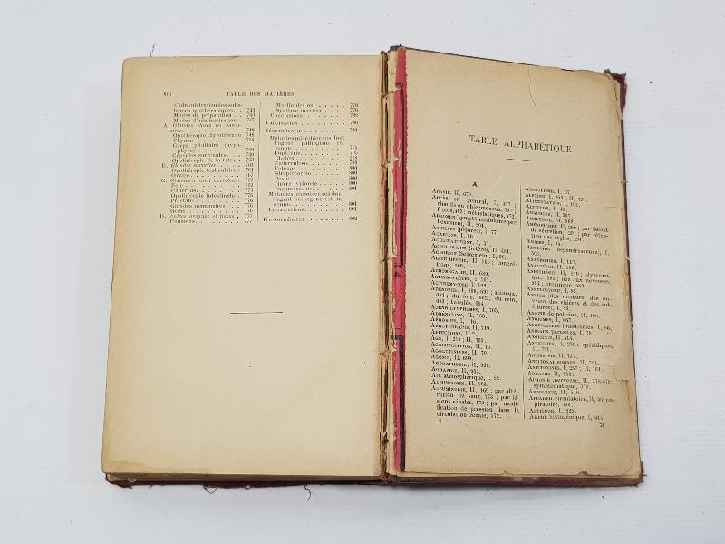 1904 BASKI FRANSIZCA TIP KİTABI: GENEL PATOLOJİ