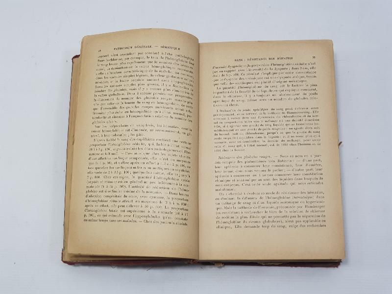 1904 BASKI FRANSIZCA TIP KİTABI: GENEL PATOLOJİ