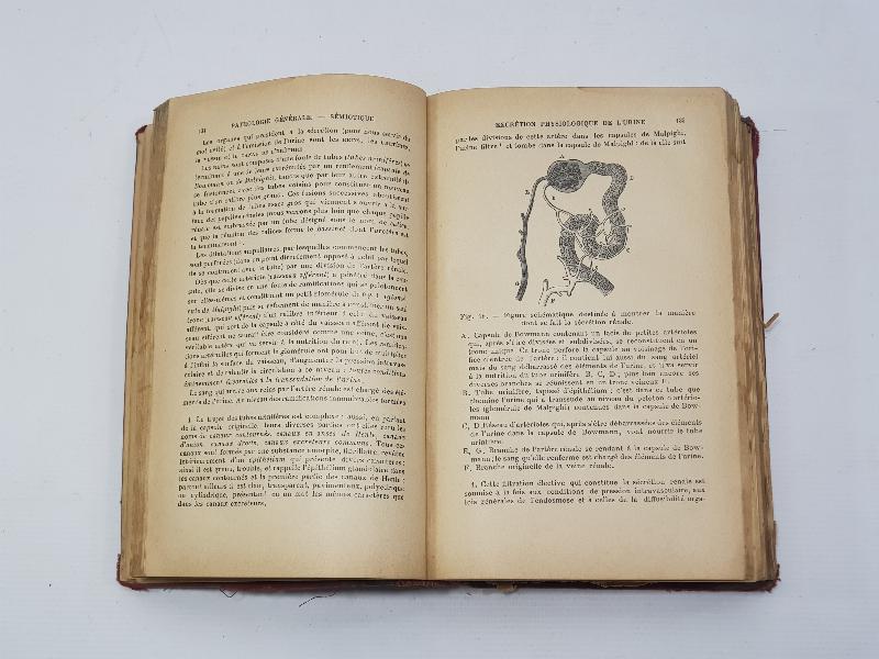 1904 BASKI FRANSIZCA TIP KİTABI: GENEL PATOLOJİ