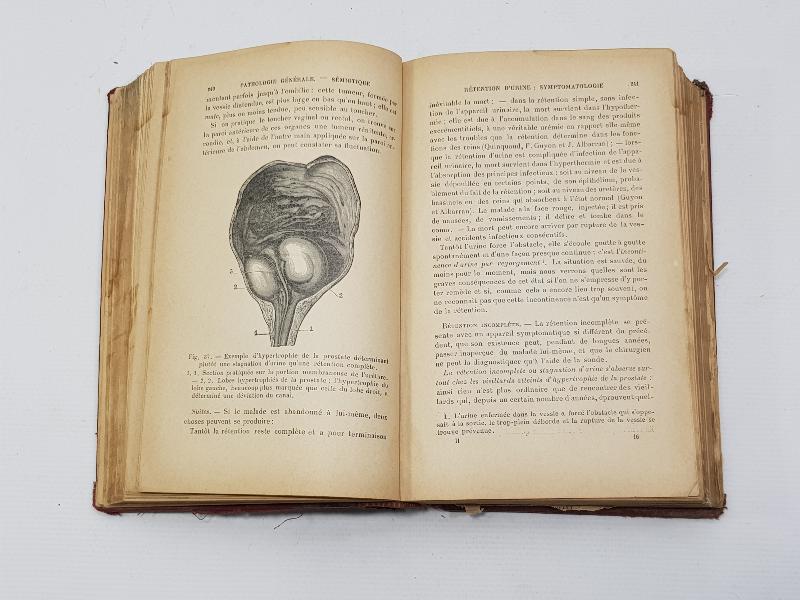 1904 BASKI FRANSIZCA TIP KİTABI: GENEL PATOLOJİ