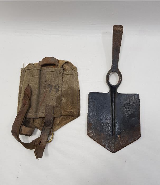 1914 TARİHLİ ÇOK NADİR KILIFINDA SİPER KAZMASI