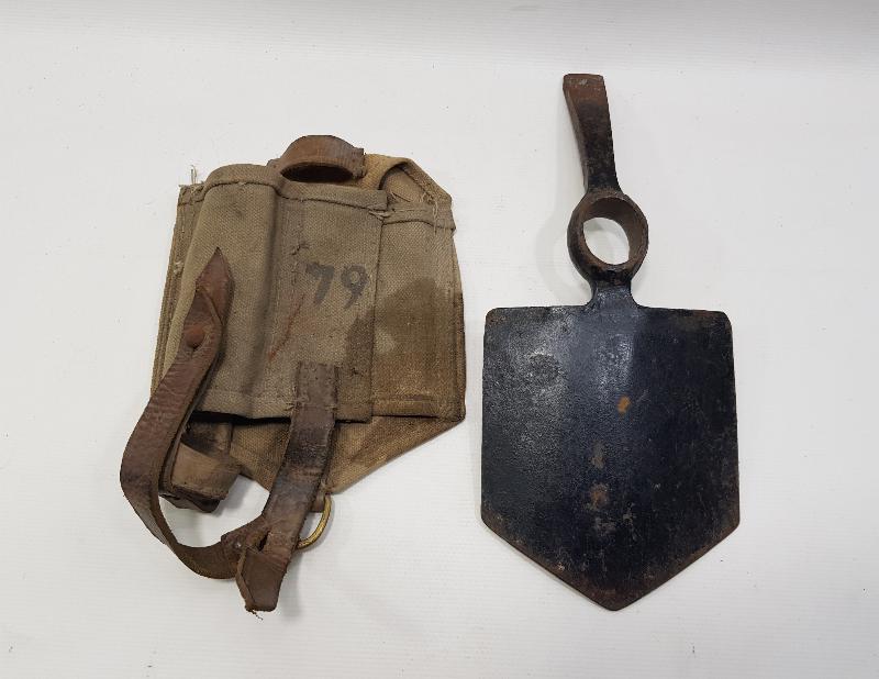 1914 TARİHLİ ÇOK NADİR KILIFINDA SİPER KAZMASI