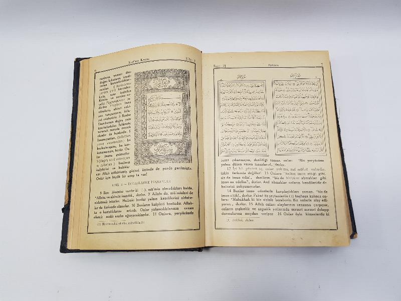 1934 BASKI ÇOK NADİR TANRI BUYRUĞU - KUR'AN-I KERİM - ÇOK NADİR 