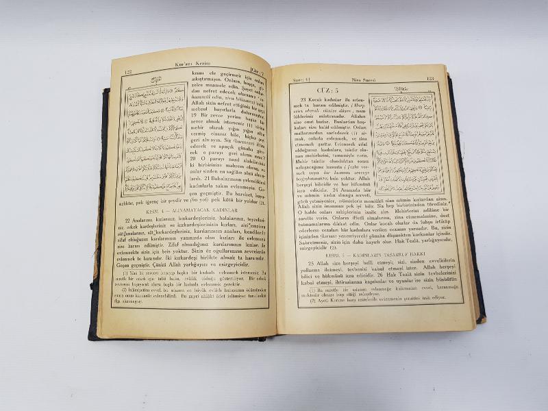 1934 BASKI ÇOK NADİR TANRI BUYRUĞU - KUR'AN-I KERİM - ÇOK NADİR 