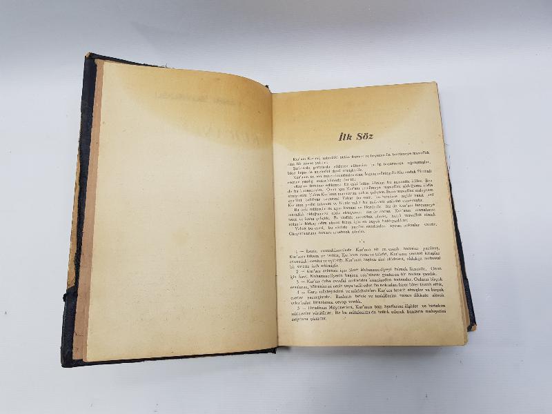 1934 BASKI ÇOK NADİR TANRI BUYRUĞU - KUR'AN-I KERİM - ÇOK NADİR 