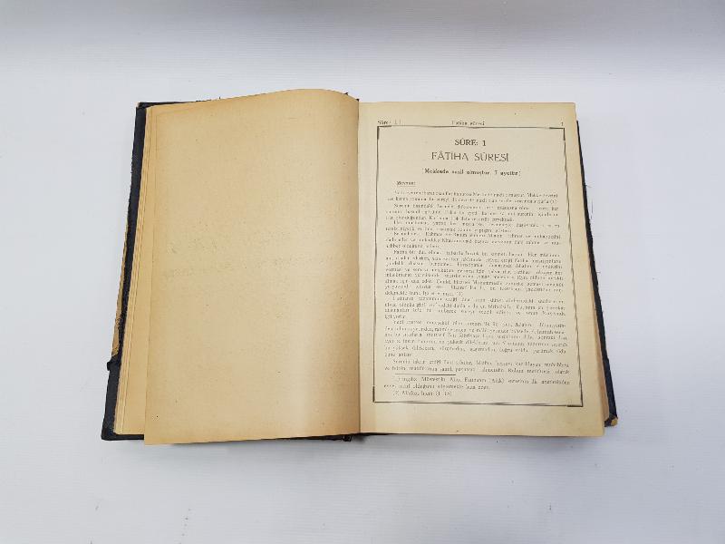 1934 BASKI ÇOK NADİR TANRI BUYRUĞU - KUR'AN-I KERİM - ÇOK NADİR 