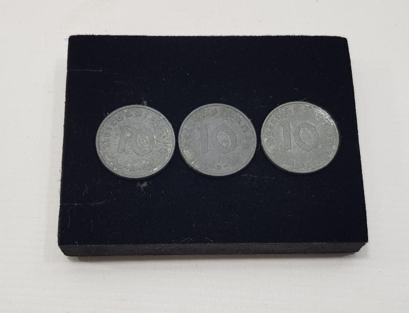 1940-1941-1942 YILLARI ALMAN NAZİ 10 PFENNIG 