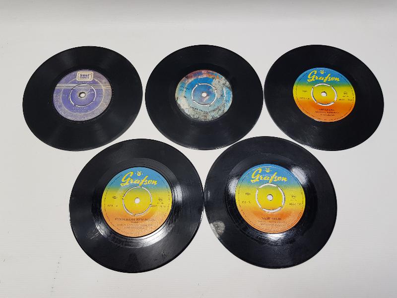 5 ADET 45 DEVİR PLAK