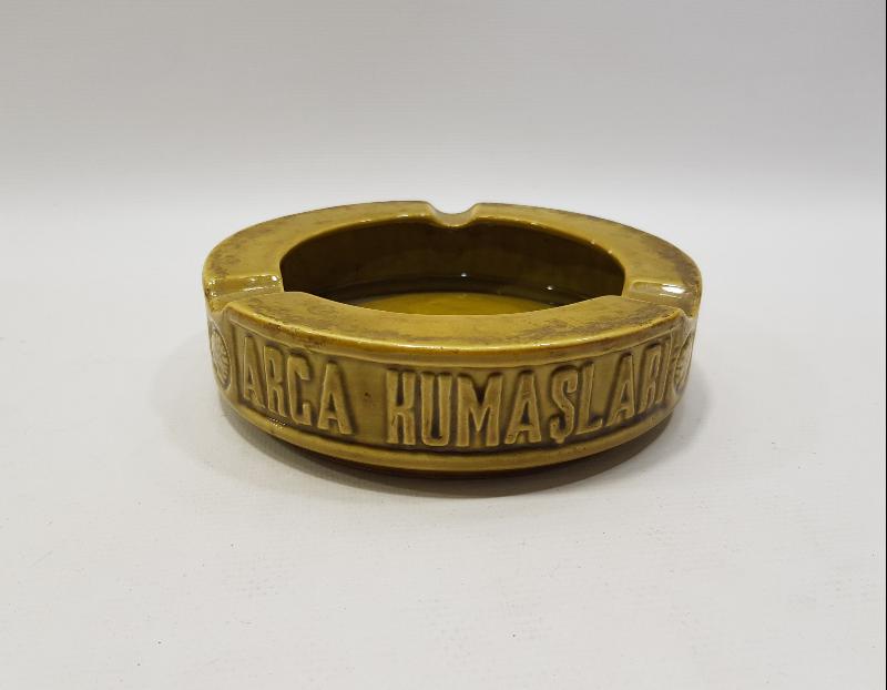 ARCA KUMAŞLARI REAKLAMLI ECZACIBAŞI SERAMİK KÜL TABLASI 