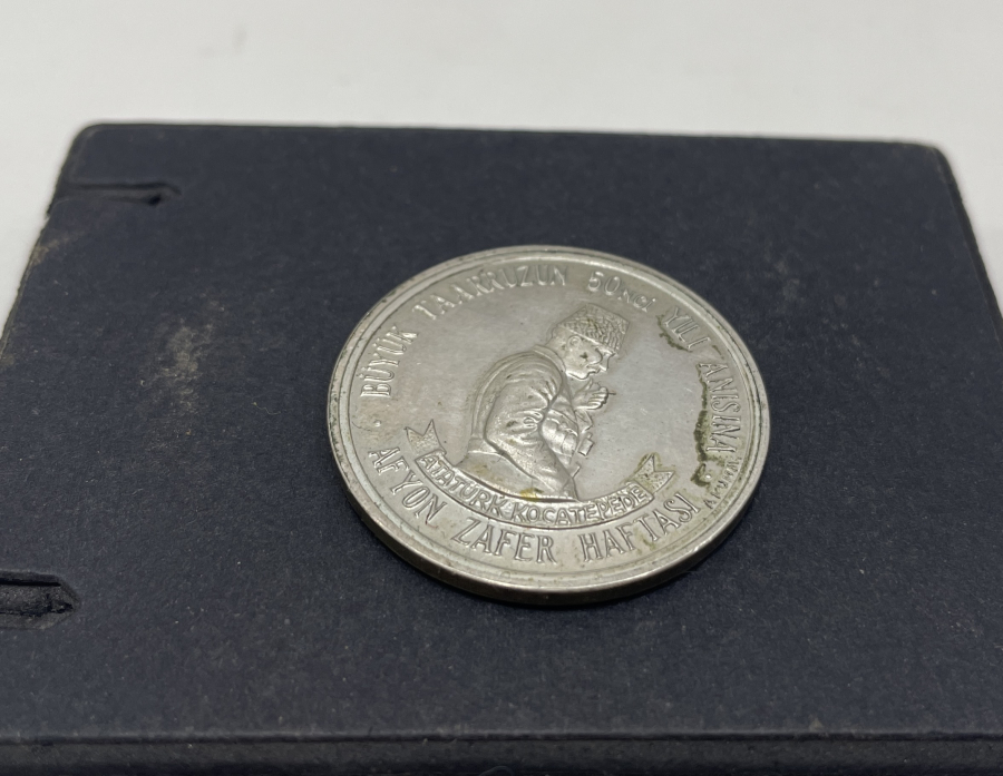 BÜYÜK TAARRUZUN 50. YILINA ÖZEL BASILMIŞ GÜMÜŞ HATIRA PARA