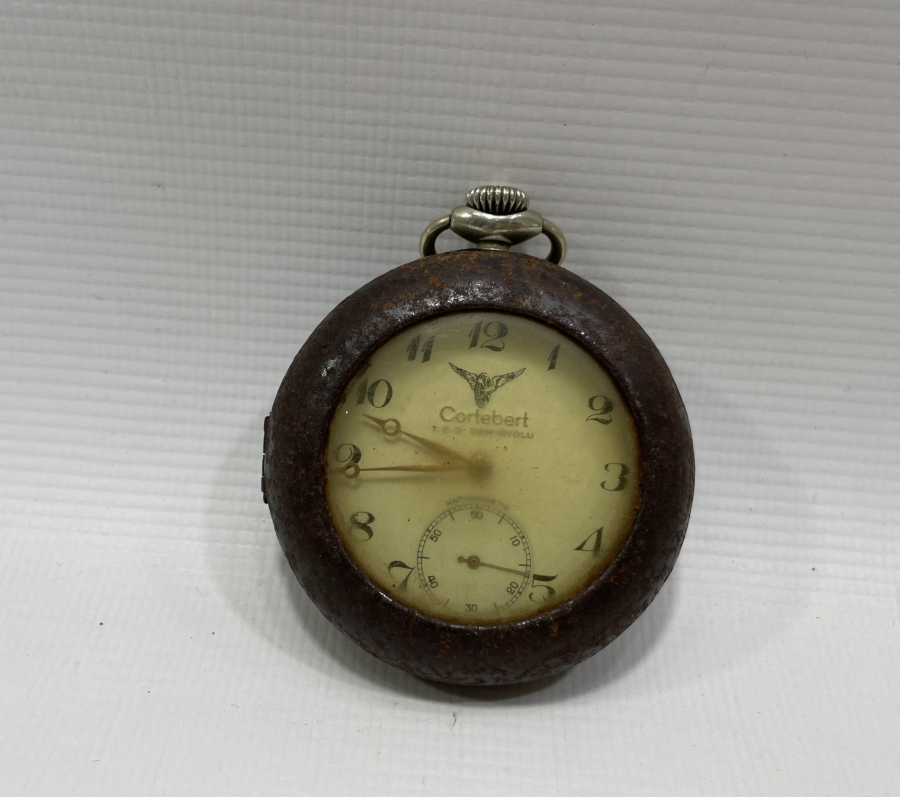 DEVLET DEMİR YOLLARI İÇİN ÖZEL YAPILMIŞ CORTOBERT CEP SAATİ