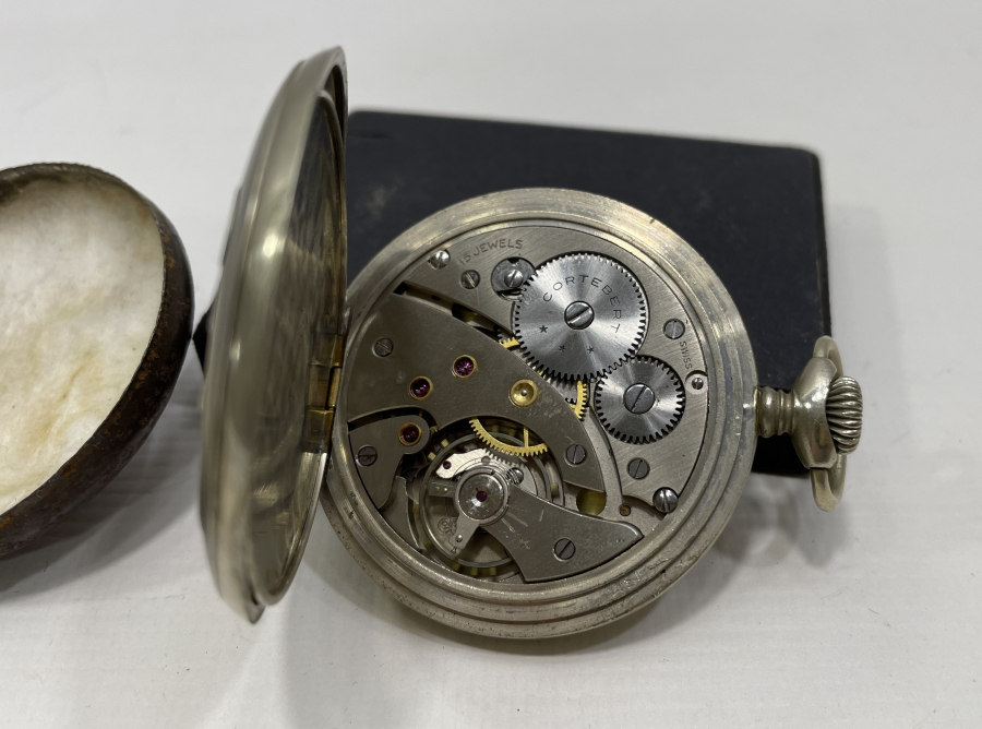 DEVLET DEMİR YOLLARI İÇİN ÖZEL YAPILMIŞ CORTOBERT CEP SAATİ