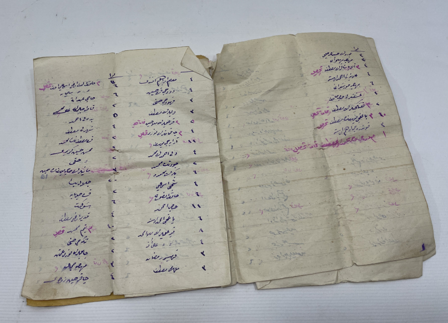 İSMET PAŞA GÖRSELLİ OSMANLICA YAZILI DEFTER