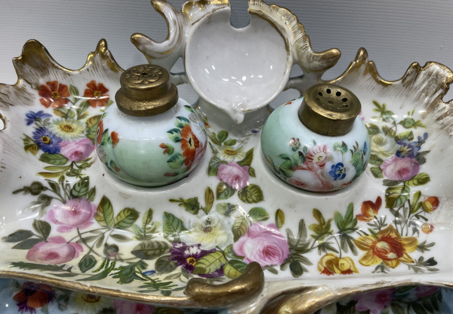 OSMANLI DÖNEMİ ÇOK NADİR TAMAMI EL BOYAMA BÜYÜK BOY HOKKA