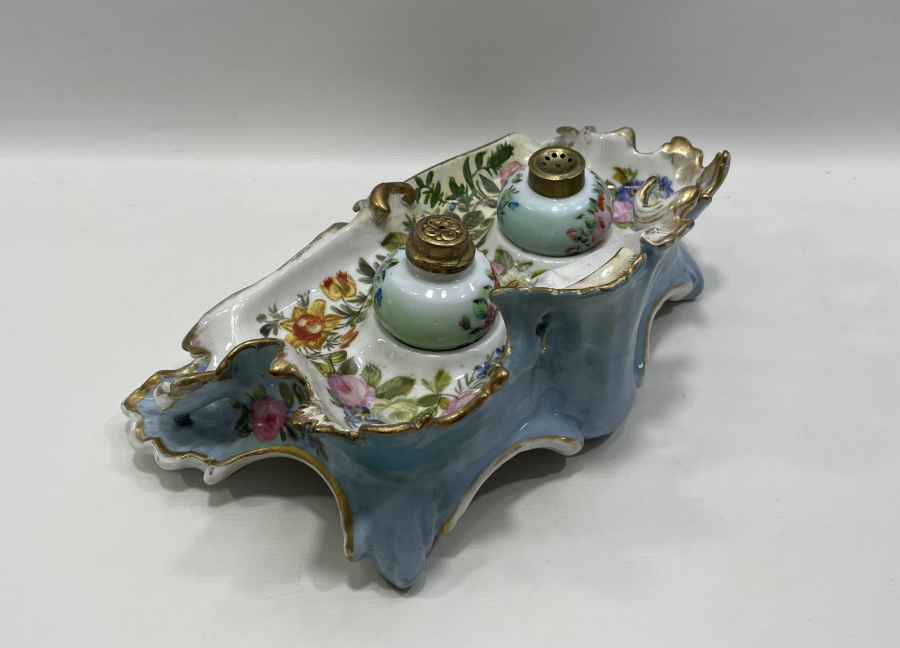 OSMANLI DÖNEMİ ÇOK NADİR TAMAMI EL BOYAMA BÜYÜK BOY HOKKA