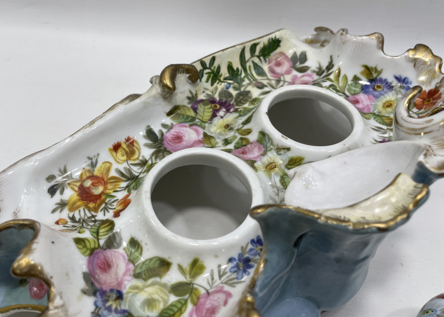 OSMANLI DÖNEMİ ÇOK NADİR TAMAMI EL BOYAMA BÜYÜK BOY HOKKA