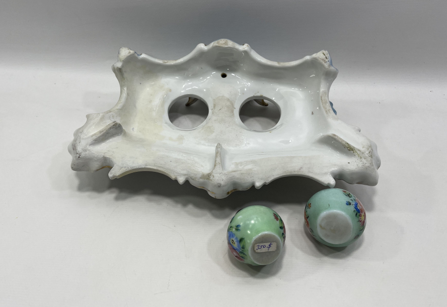 OSMANLI DÖNEMİ ÇOK NADİR TAMAMI EL BOYAMA BÜYÜK BOY HOKKA