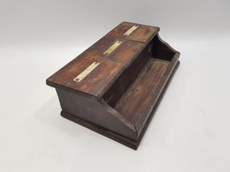 OSMANLI DÖNEMİ HATTAT İŞİ AHŞAP HOKKA TAKIMI