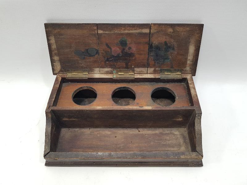 OSMANLI DÖNEMİ HATTAT İŞİ AHŞAP HOKKA TAKIMI