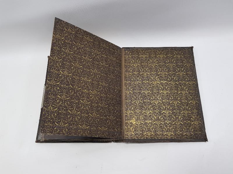 OSMANLI DÖNEMİ LEVANTEN İŞİ ALTIN YALDIZLI AİLE FOTOĞRAF ALBÜMÜ