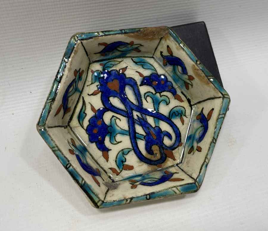 OSMANLI DÖNEMİ NADİR FORMDA KÜTAHYA İŞİ İFTARİYELİK