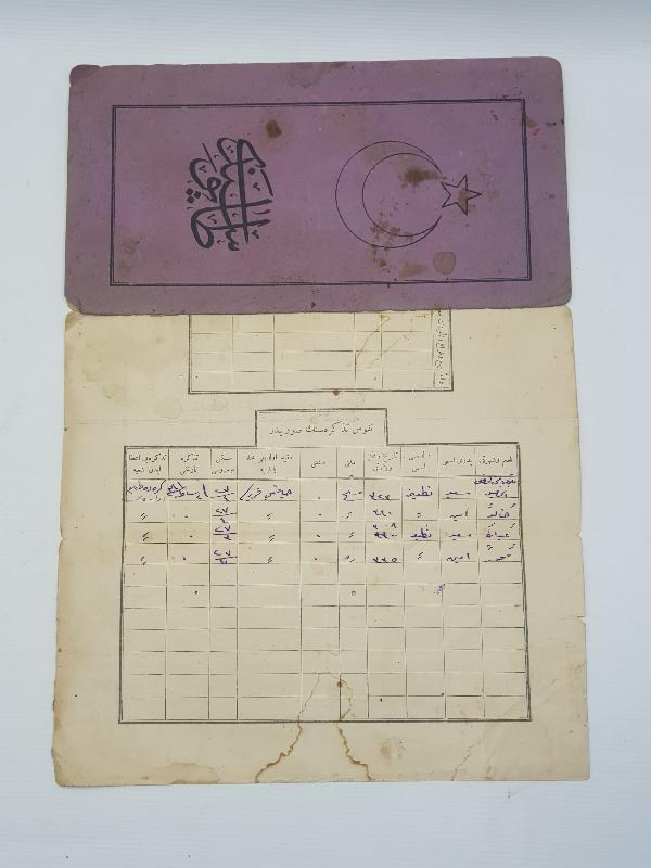 OSMANLICA YAZILI BOLU GEREDE TAPUSU