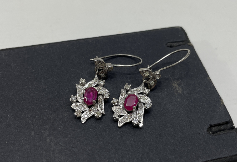 PIRLANTA TAŞLI ÖZEL YAPIM FRANSIZ KÜPE