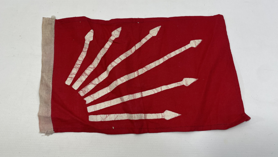 TAMAMI EL YAPIMI ANTİKA CHP BAYRAĞI