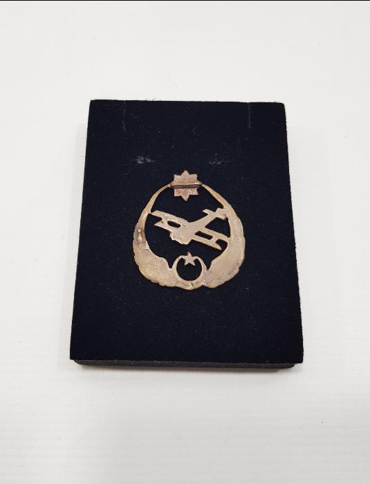 TÜRK TAYYARE CEMİYETİ BRONZ PİLOT MADALYASI 