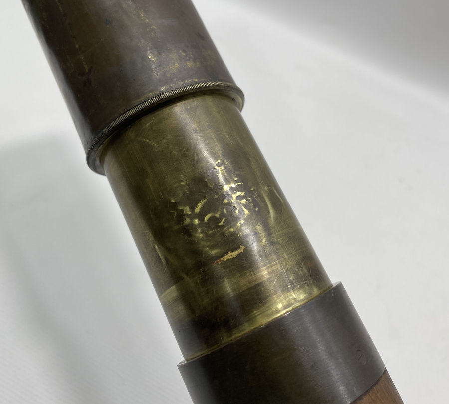 ÜZERİ OSMANLICA YAZILI DEV BOYDA İNGİLİZ YAPIMI KAPTAN DÜRBÜNÜ - KORSAN DÜRBÜNÜ