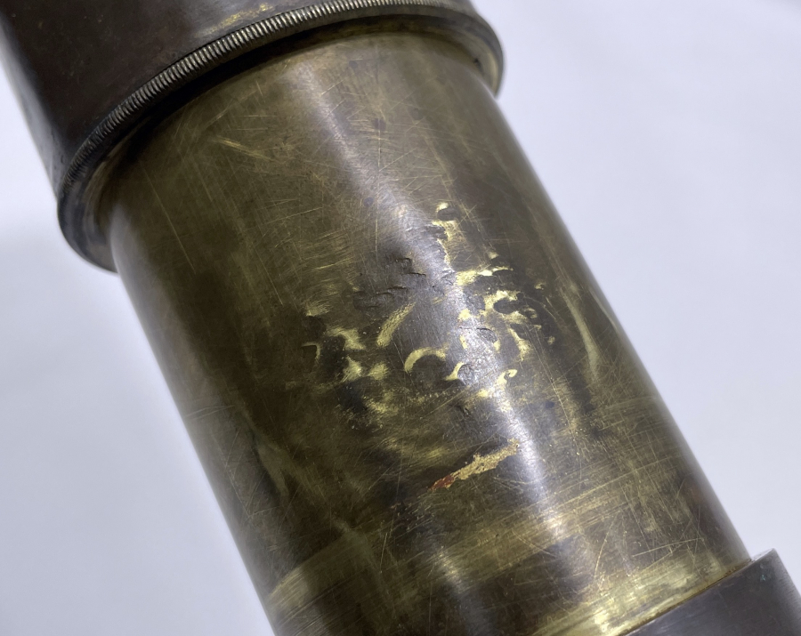 ÜZERİ OSMANLICA YAZILI DEV BOYDA İNGİLİZ YAPIMI KAPTAN DÜRBÜNÜ - KORSAN DÜRBÜNÜ