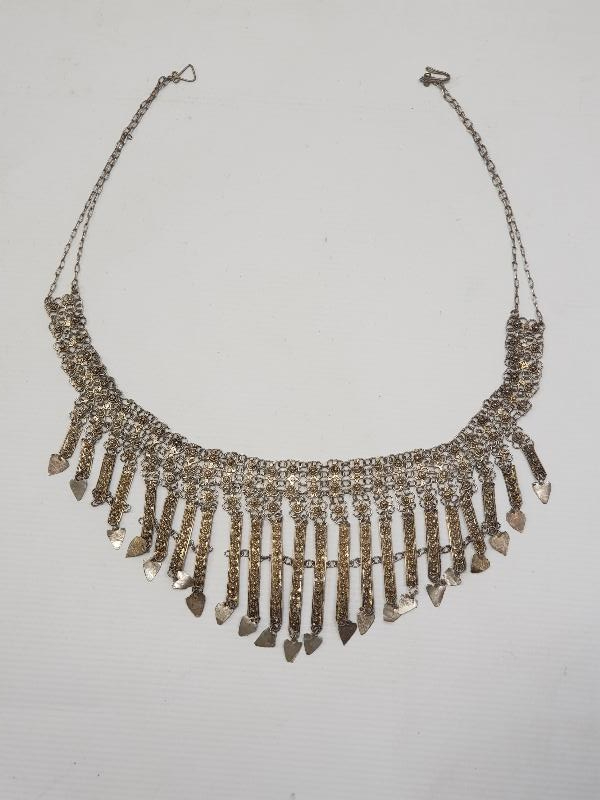 ANTİKA GÜMÜŞ GERDANLIK 