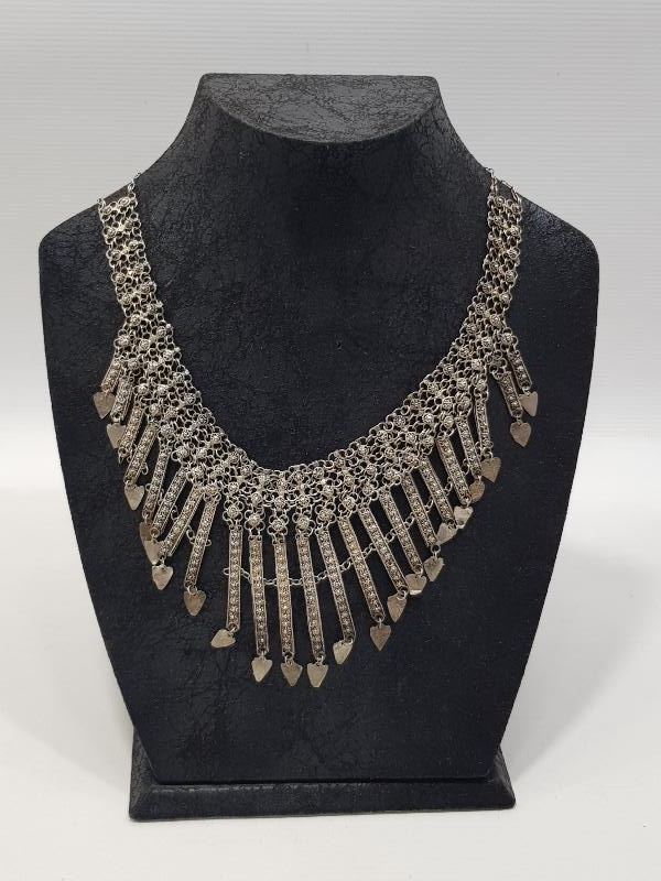 ANTİKA GÜMÜŞ GERDANLIK 