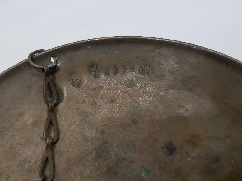 CUMHURİYET İLK DÖNEM İZMİR İŞİ BRONZ TERAZİ