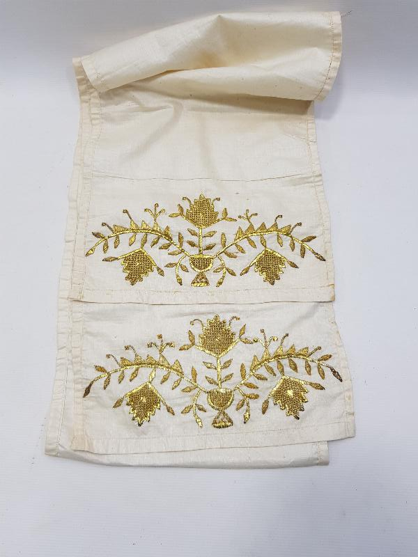 OSMANLI DÖNEMİ ALTIN SIRMA İŞLEMELİ UÇKUR