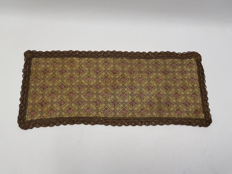 OSMANLI DÖNEMİ İZMİR LEVANTEN İŞİ GOBLEN ÖRTÜ 